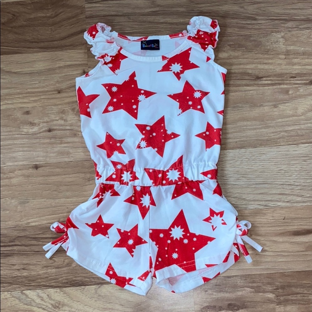 Toddler romper. Great for American holidays!